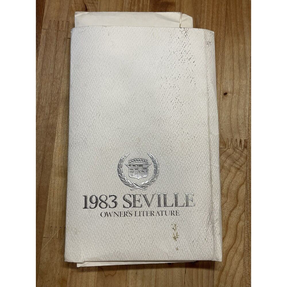 1983 Cadillac Seville Owners Operator Manual Literature Including All Pictured